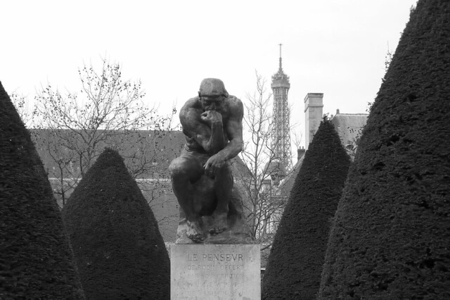 Le penseur de Rodin.