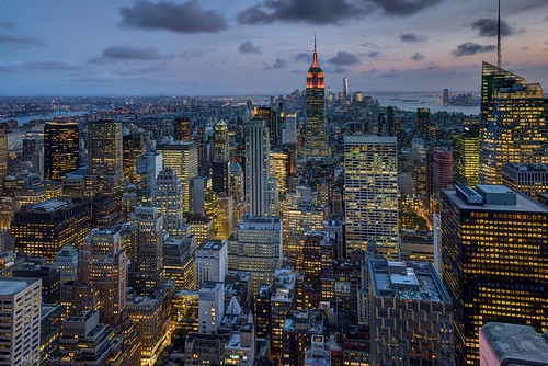 NY Skyline at dusk | by Fabiosantos25