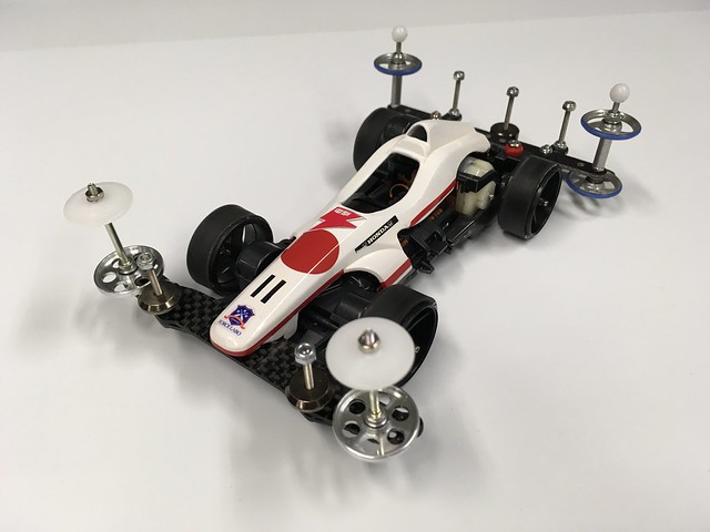 ミニ四駆 MSマウント2個 優勝マシンのセッティングに迫る