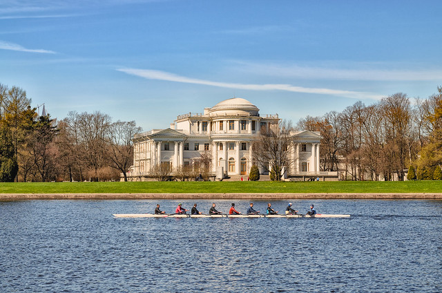 The Yelagin Palace in Saint Petersburg.