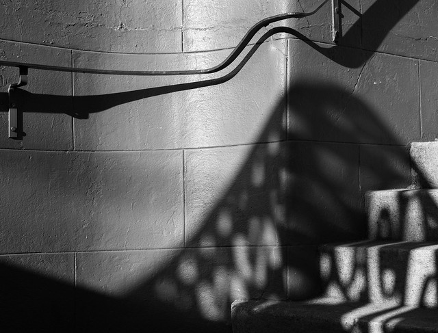 railing shadow