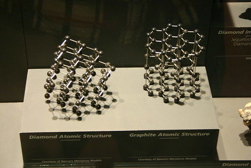 Diamond and Graphite Atomic Structures | by Ryan Somma