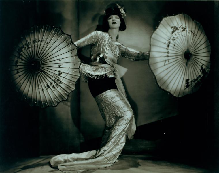 Ruth St Denis in a Burmese solo dance.