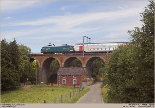 NMBS 2623 + 2634 @ Ecaussinnes | by Wouter De Haeck