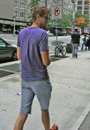 purple tee | by PeepHole of New York