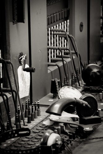 Operator Switchboard in Black and White | by Lenanymity