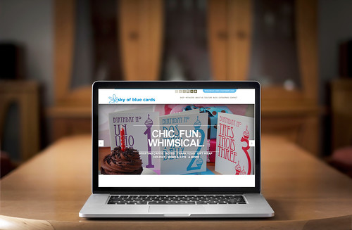 Sky of Blue Cards Website Design & Programming | by ddotcom12