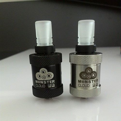 ss and black monster cloud v2. skype:micky-inice email:micky@reardontech.com #monster #monsteratomizer #monstercloudv2 #monstercloud #monsterrda #atomizer #rba #rda #vapes#vape#vaper#vapor#vaping#norcalvapers #norcalvapescene#vapeunity #vapesunited#sfvape | by mickyecigarette