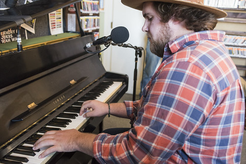 Jordan Anderson at WWOZ's 38th birthday - 12.4.18. Photo by Ryan Hodgson-Rigsbee rhrphoto.com.
