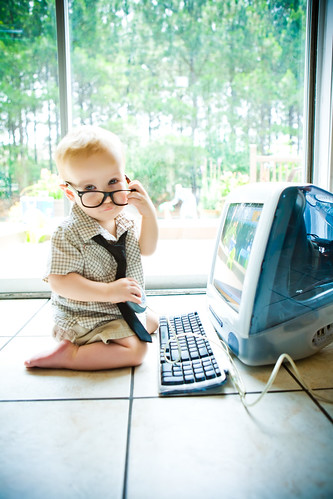 Steve Jobs in Training (Not Bill Gates as his Dad would want)  :) | by lunahzon