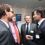 Michael Nielsen, IRU General Delegate to the EU, Keir Fitch, Deputy-Head of Cabinet for Vice-President Siim Kallas, European Commission, Janusz Lacny, IRU President and Umberto de Pretto, IRU Secretary General