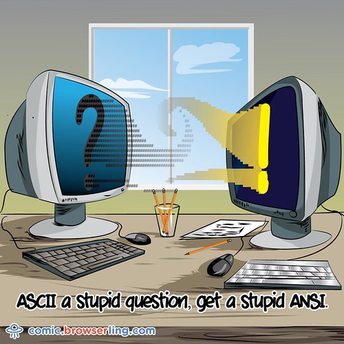 Question - Webcomic about web developers, programmers and browsers | by browserling