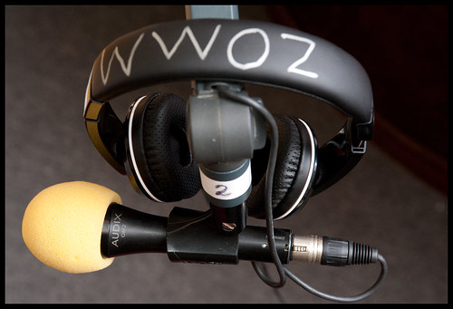 Headphones at WWOZ! Photo by Ryan Hodgson-Rigsbee www.rhrphoto.com