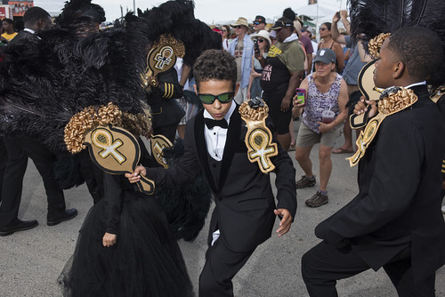 The Chosen Ones Brass Band with VIP Ladies and Original Four SA & PC Jazz Fest day 5 on May 2, 2019. Photo by Ryan Hodgson-Rigsbee RHRphoto.com