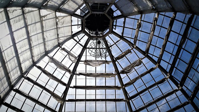 Glass dome of the Conservatory of the Two Sisters