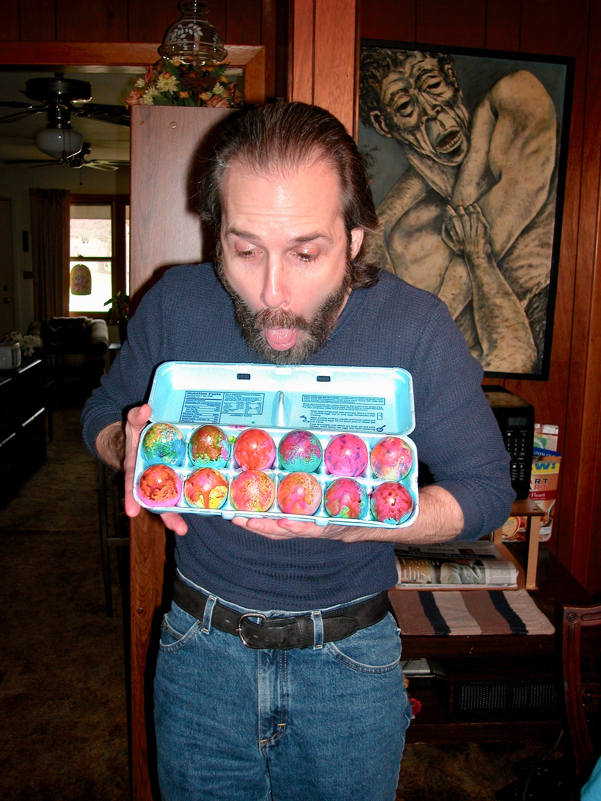 2006-04-09 Coloring Easter Eggs - Sue's Pictures