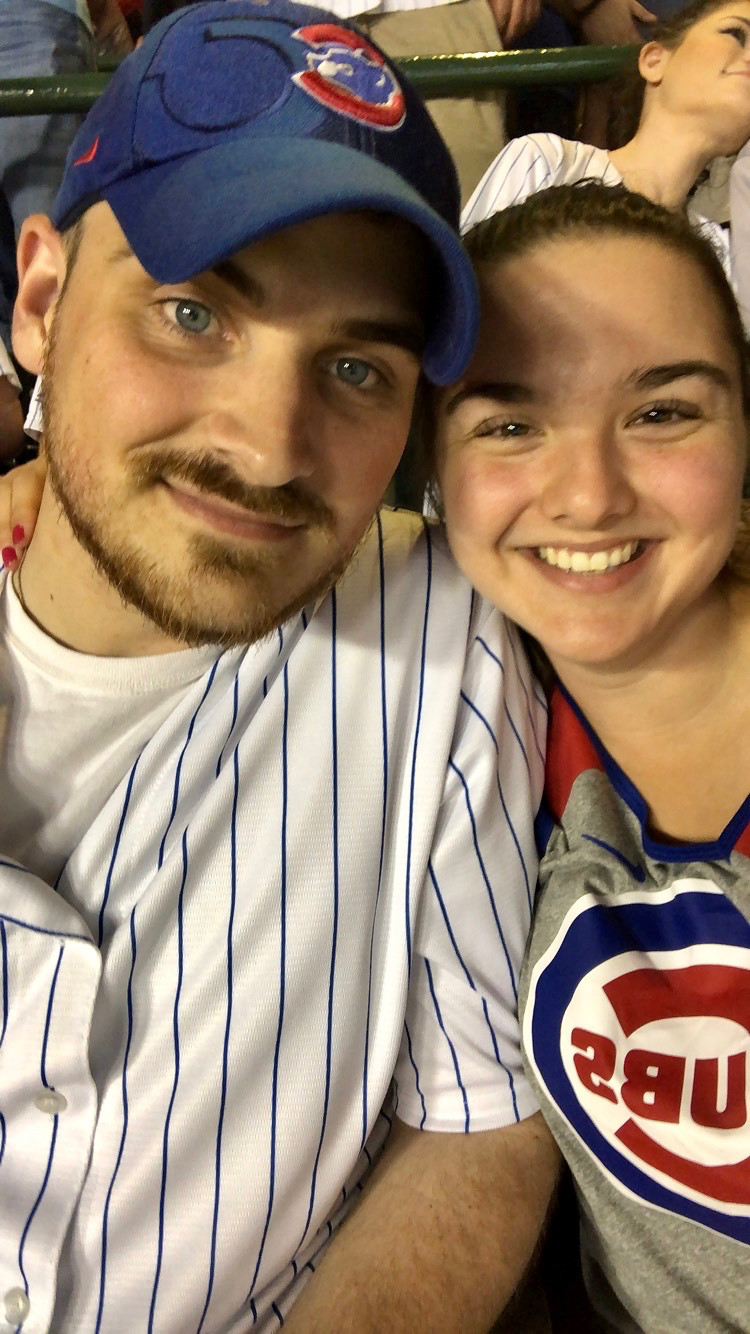 2019-06-26 Andrea & Kenny at Cubs Game