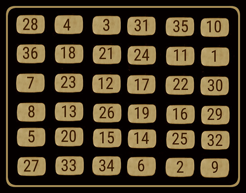 36 Sepia Numbers Adding Up to 111 | by buddhadog