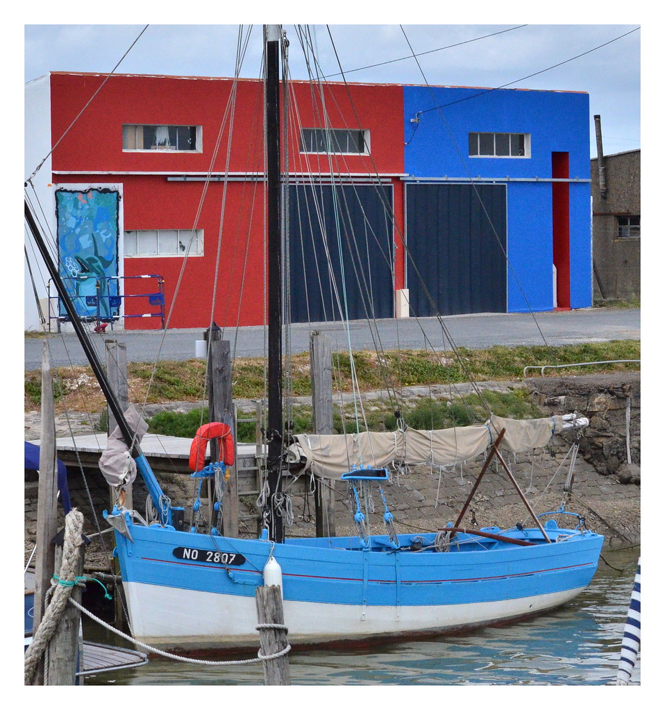 Vieux gréément au port des Champs. Bouin / Vendée.