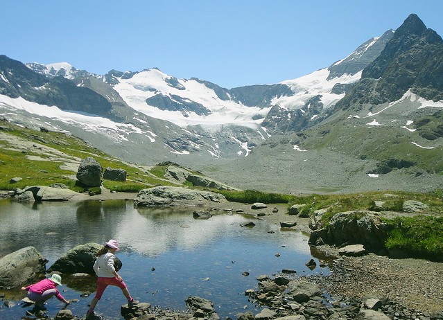 Les Évettes depuis les Lacs des Pareis. ❤️