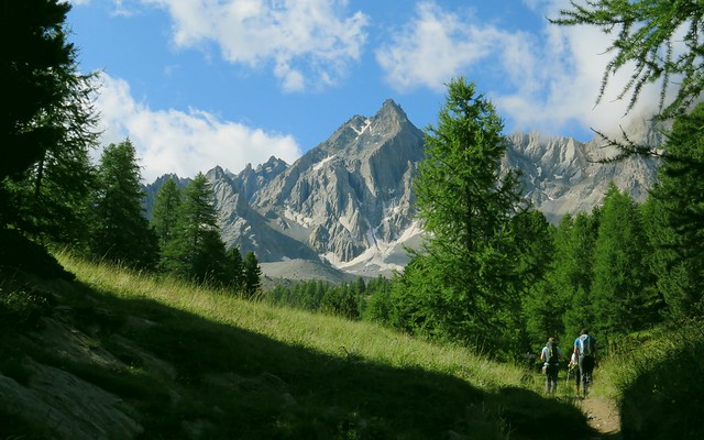 La face nord du Pic des Heuvières.
