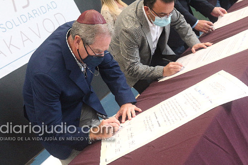 Galería de Fotos 43 importante Firma de trabajo conjunto y apoyo entre las comunidades judías de México el CDI y Comité Central
