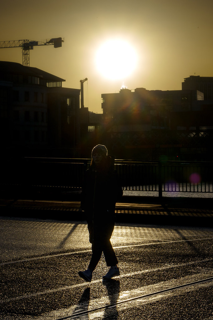 Street sunset - Dublin Ireland