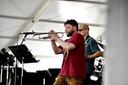 Lawrence Sieberth's VooDooTek in the Jazz Tent. Photo by Michael White