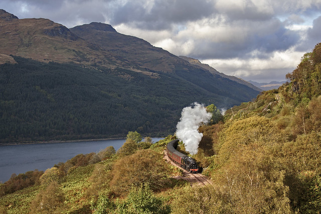Steam on the mountain ledge