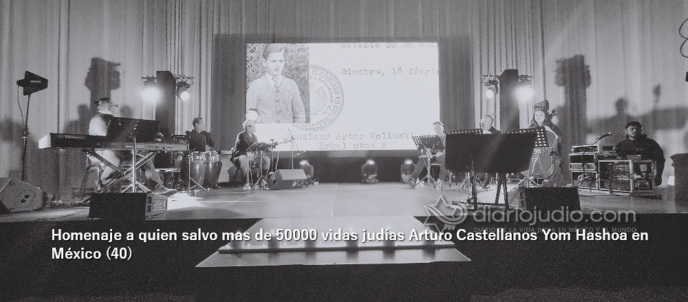 Galería de Fotos 405 Homenaje a quien salvo mas de 50000 vidas judías Arturo Castellanos Yom Hashoa en México (40)