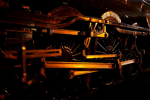 Golden Motion - Flying Scotsman on Haworth Shed, KWVR | by Paul Brunt