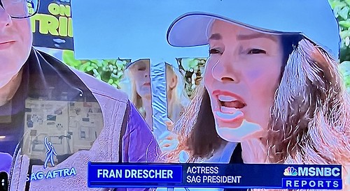 Fran Dresser on SAG - AFTRA Picket Line | by Chic Bee