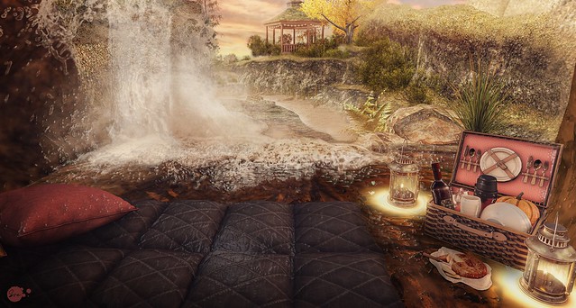 Autumn Landscape - The Waterfall Cove