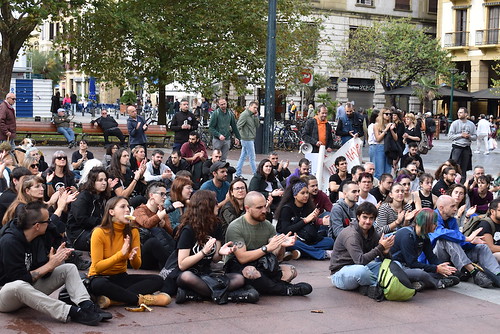 NOR talde antiespezistaren manifestazioa