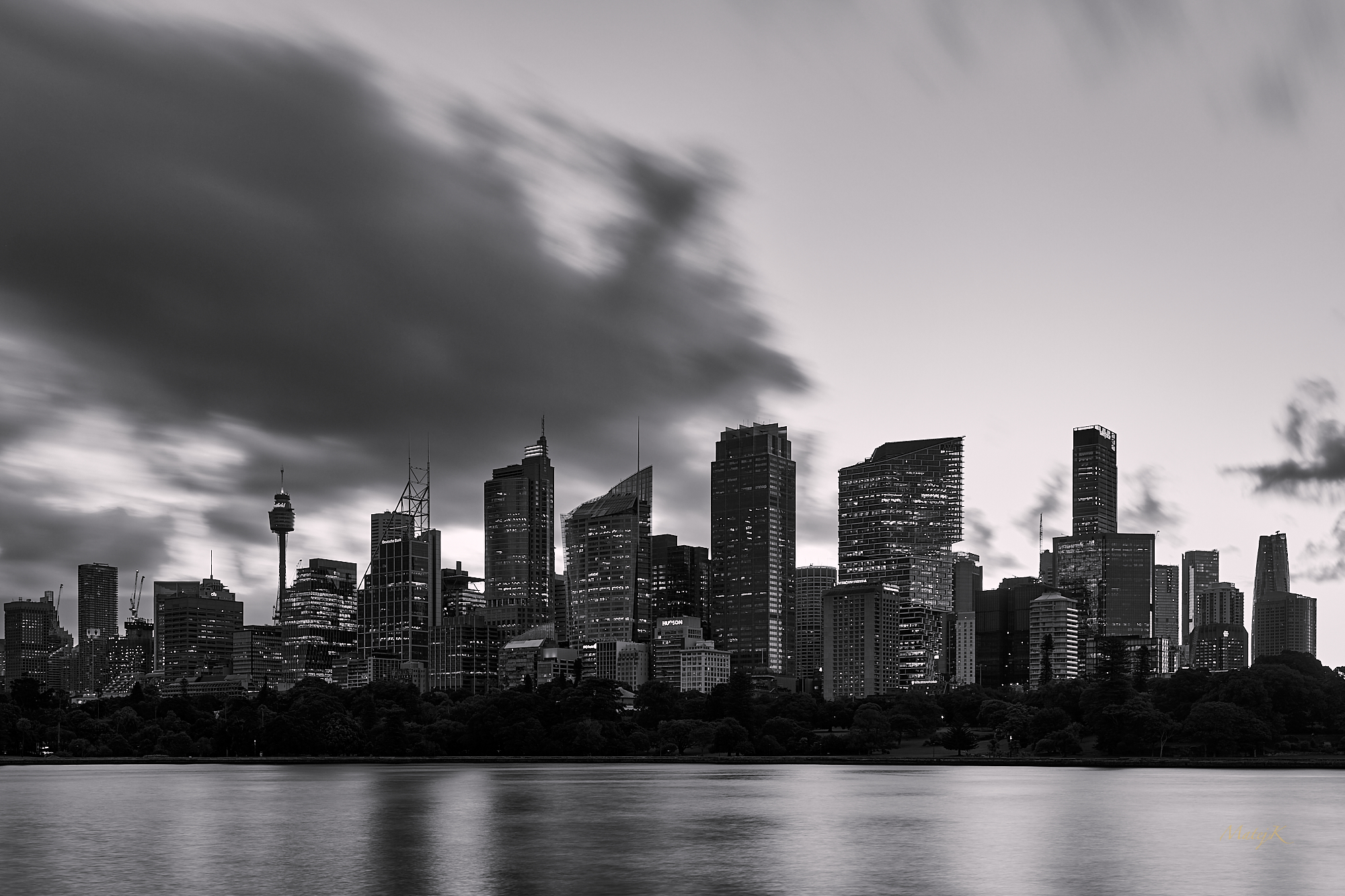 Sydney CBD at Dusk