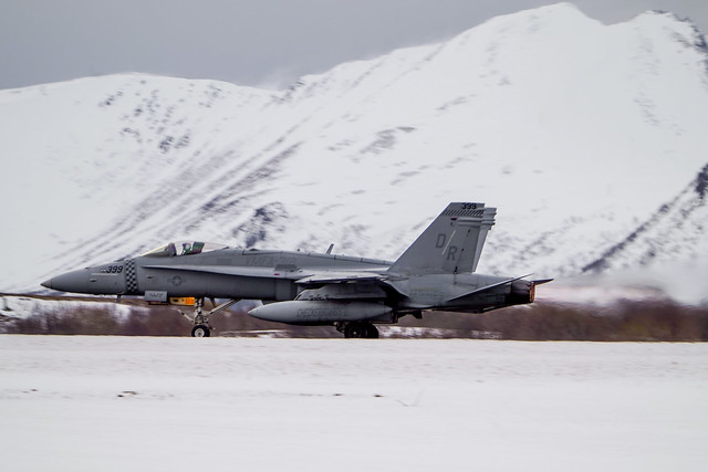 U.S. Marines with VMGR-252 and VMFA-312 conduct flight operations in preparation for Exercise Nordic Response 24