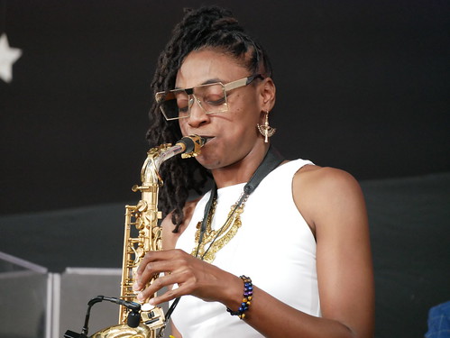 Lakecia Benjamin. Photo by Louis Crispino.