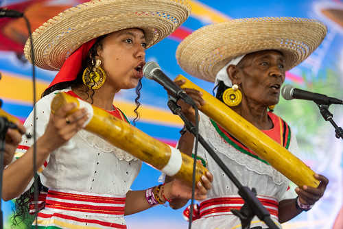 Agrupacion Chango at Jazz Fest on April 26, 2024. Photo by Ryan Hodgson-Rigsbee.