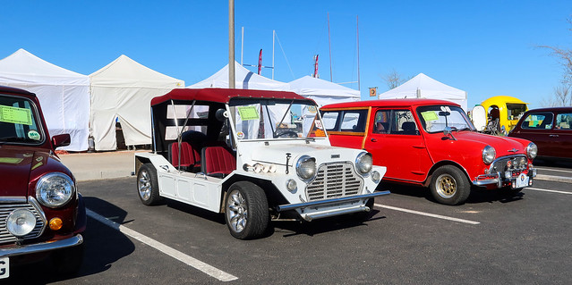 Austin Mini Moke at the Phoenix, AZ Scottish Games 2024