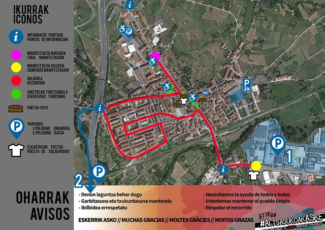 MANIFESTAZIOAK ALTSASUN · MANIFESTACIONES EN ALSASUA