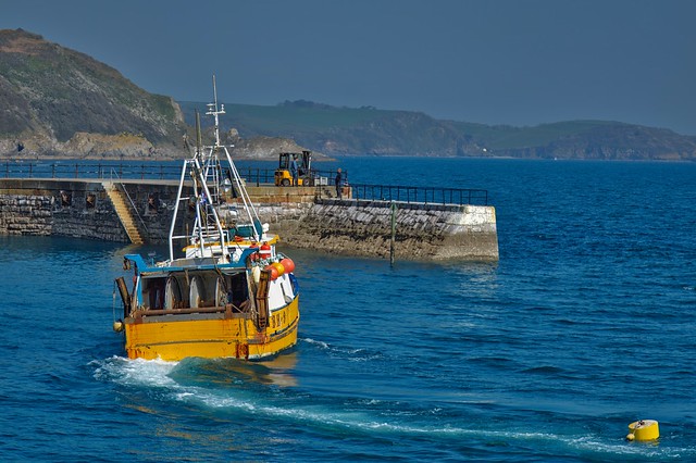 Leaving port