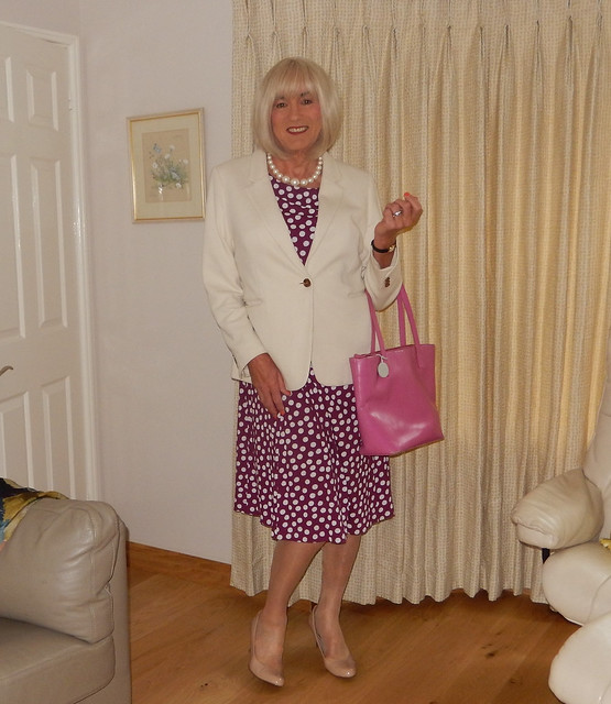 A housewife goes shopping