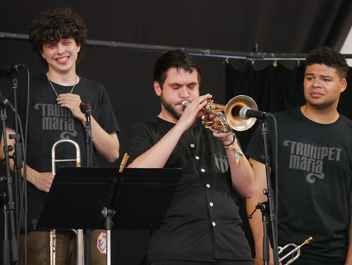 Trumpet Mafia. Photo by Louis Crispino.