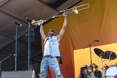 Trombone Shorty & Orleans Avenue close out Jazz Fest 2025. Photo by Kristen Derr.
