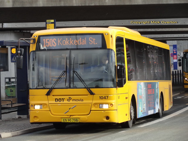 2009 Volvo B7RLE Arriva 1047 worked the 150S on most if not all of the final Monday to Friday of diesel buses on 150S