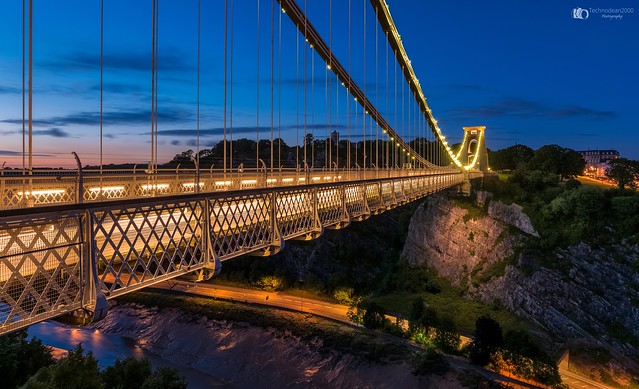 The Clifton suspension bridge