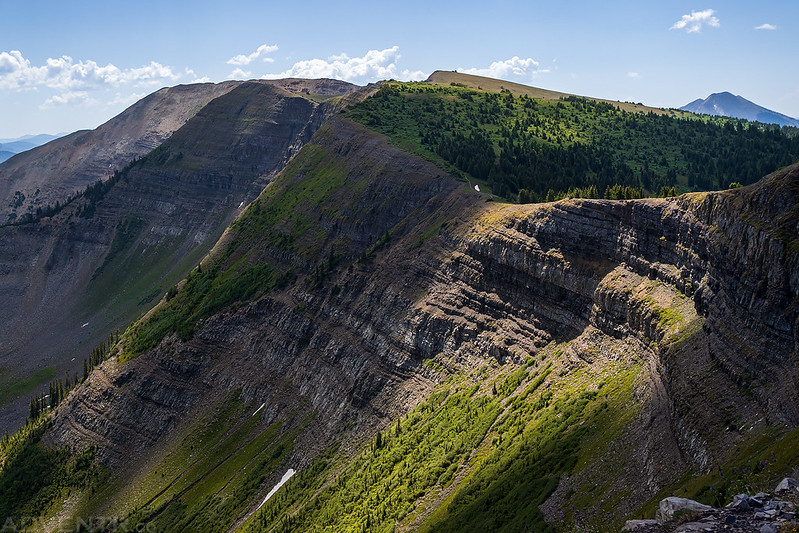 Scarp Ridge to the Red Lady