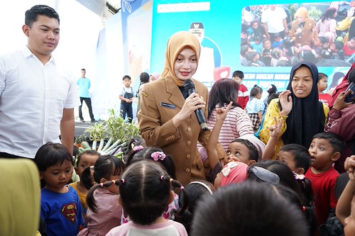 Komitmen Tingkatkan Gizi Balita, Mbak Wali kota kediri vinanda Dorong Gerakan Makan Kaya Protein Hewani Jadi Budaya Bagi Orang Tua Balita