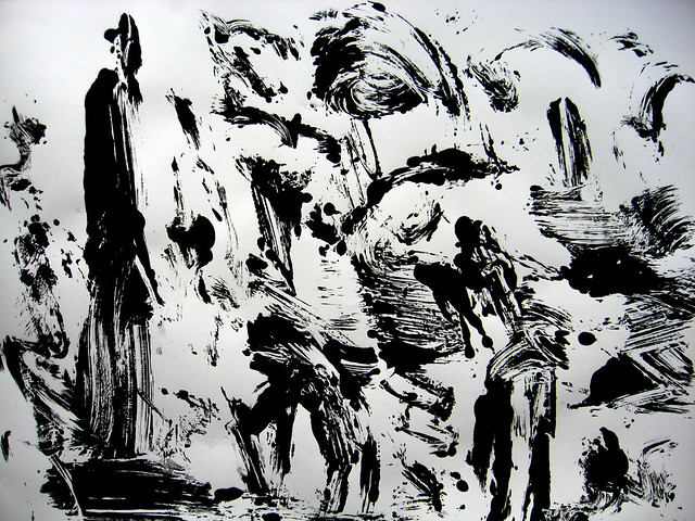 Standing Alone In Front of The Hounds Of Hell!