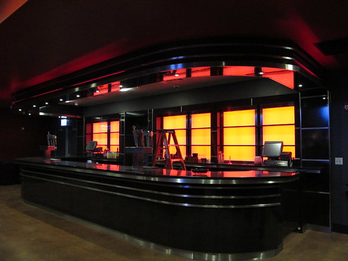 Upstairs bar at the Joy Theater. photo by Briana Prevost